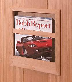 Cedar Magazine Rack