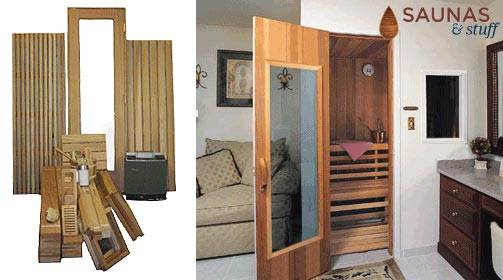 Pre-Cut Home Sauna Kits Pre-Cut Home Sauna Kits