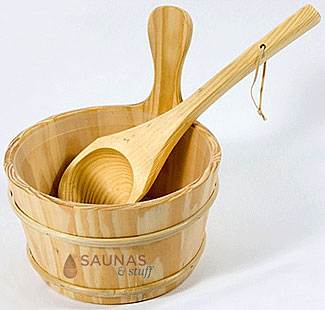 Sauna Bucket and Ladle
